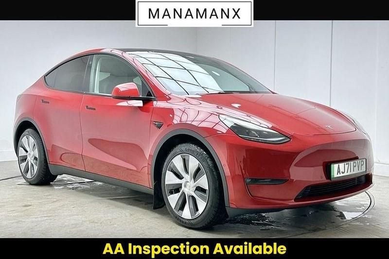 Used Tesla Model Y Long Range AWD 378 kW (514 HP) 2022 Red SUV