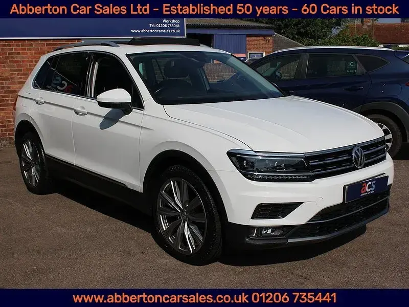 Used VW Tiguan SEL 190 HP (139 kW) 2019 White SUV