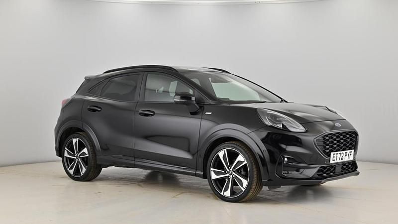 Black Used 2022 Ford Puma ST-Line X Hatchback | £16,695 (Fair price) - Image 1/4