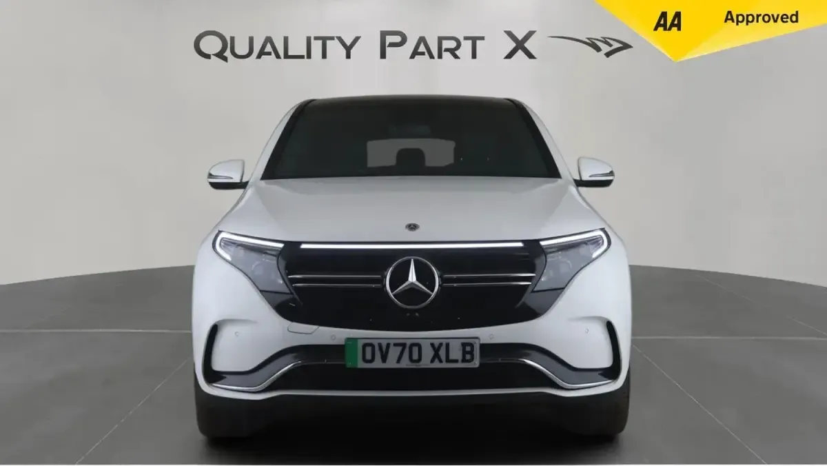 Used Mercedes EQC400 AMG line 300 kW (408 HP) 2020 White SUV