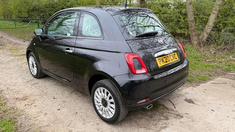 Used Fiat 500 Lounge 69 HP (50 kW) 2020 Black Hatchback