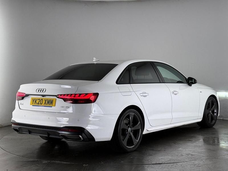 Used Audi A4 Black Edition 190 HP (139 kW) 2020 White Sedan