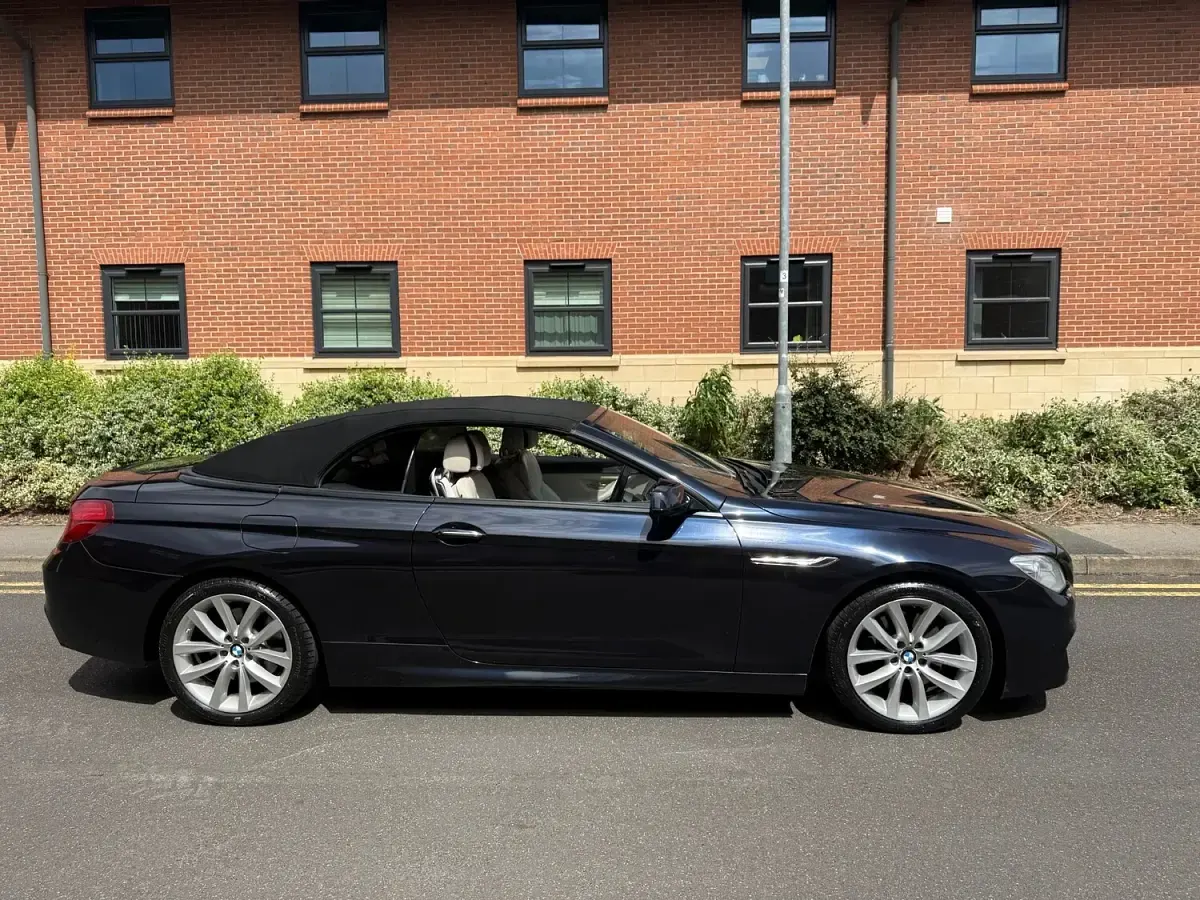 Used BMW 640 Cabriolet M Sport 310 HP (228 kW) 2013 Blue Cabriolet