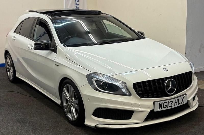 Used Mercedes A220 AMG 2013 White Hatchback