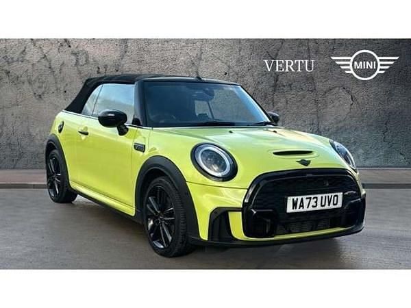 Yellow Used 2023 Mini Cooper S Cabriolet Comfort Cabriolet | £21,995 (Fair price) - Image 1/4
