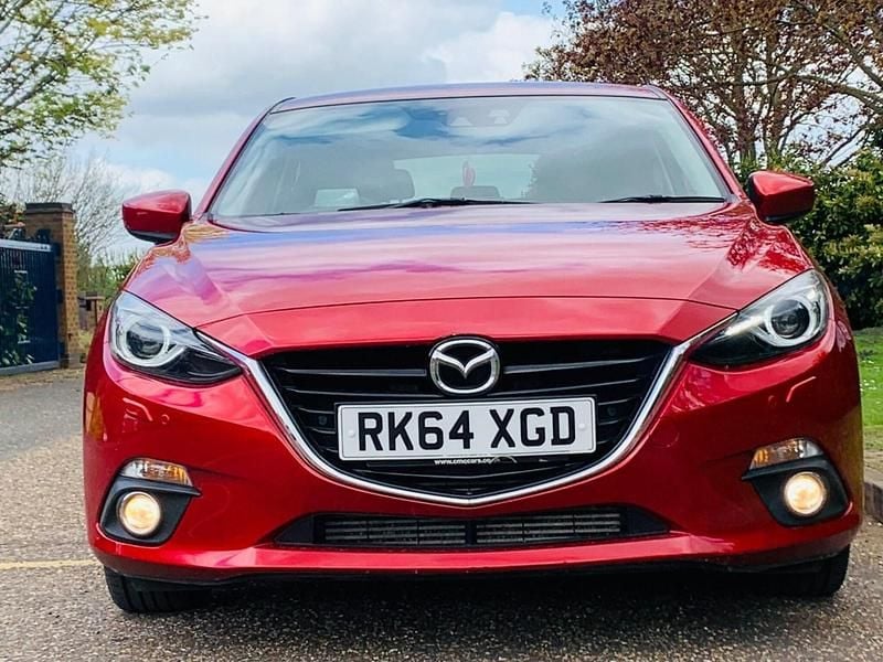 Begagnad Mazda 3 Inclusive 150 HK (110 kW) 2014 Röd Halvkombi