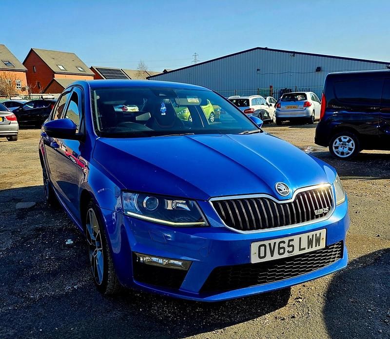 Used Skoda Octavia vRS 2015 Blue Hatchback