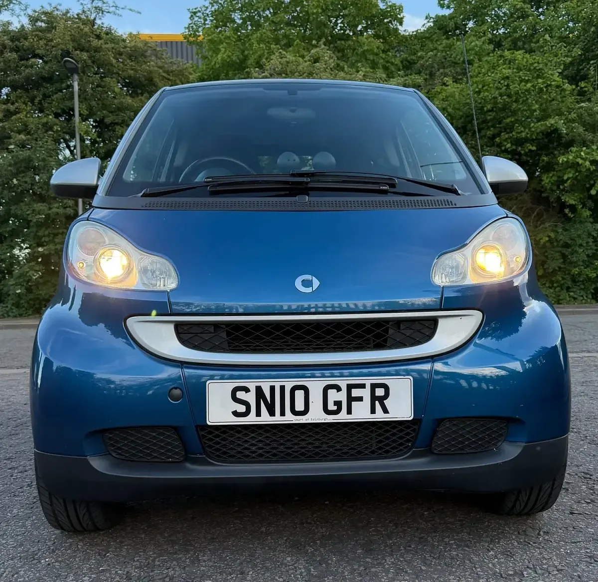 Used Smart ForTwo Coupé Passion 84 HP (61 kW) 2010 Blue Coupe