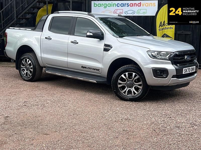 Silver Used 2020 Ford Ranger Wildtrack Pickup | £14,850 (Fair price) - Image 1/2