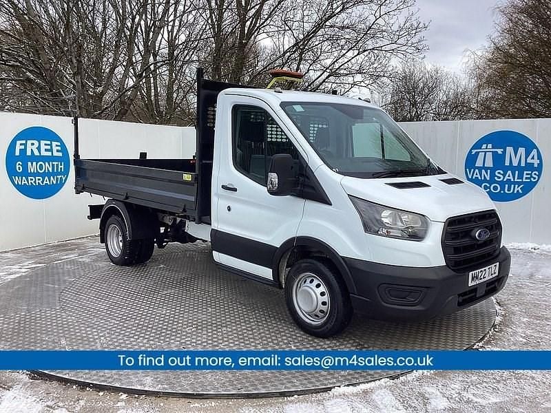 Used Ford Transit 130 HP (95 kW) 2022 White Cabriolet