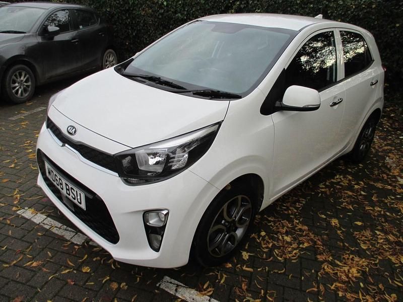 Used Kia Picanto 83 HP (61 kW) 2019 White Hatchback