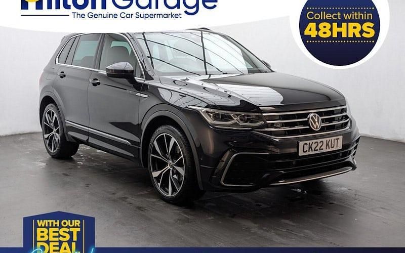 Used VW Tiguan R-line 150 HP (110 kW) 2022 Black SUV