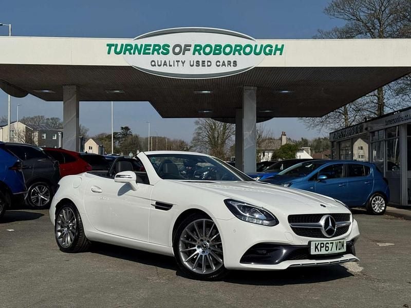Used Mercedes SLC200 AMG line 184 HP (135 kW) 2017 White Cabriolet