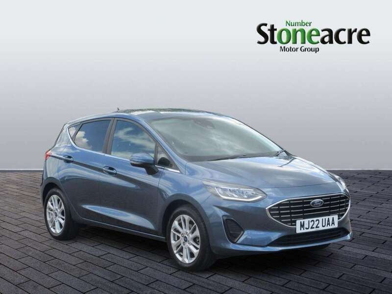 Blue Used 2022 Ford Fiesta Titanium Hatchback | £11,990 (Fair price) - Image 1/4
