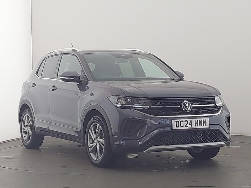 Grey New 2024 VW T-Cross R-line SUV | £24,498 (Super price) - Image 1/4