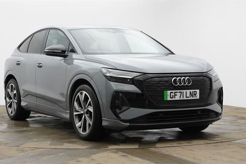 Grey Used 2022 Audi Q4 Sportback e-tron Comfort SUV | £31,995 - Image 1/4