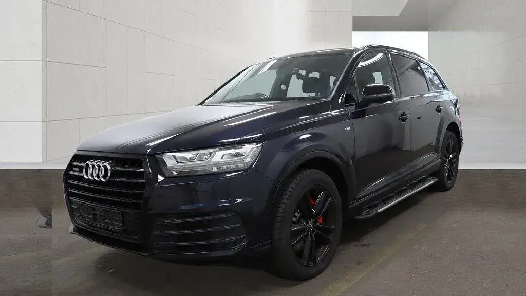 Used Audi Q7 S-Line 218 HP (160 kW) 2017 Blue SUV