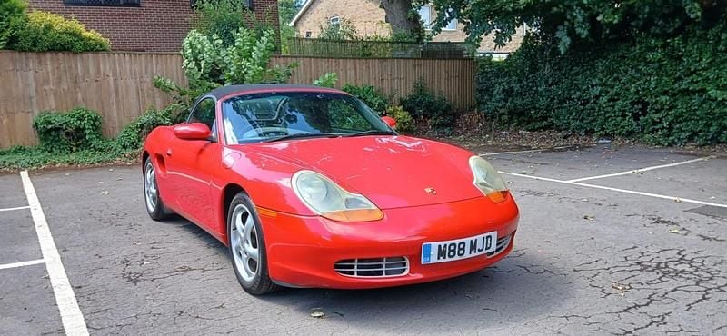 Used Porsche Boxster 2002 Red Cabriolet