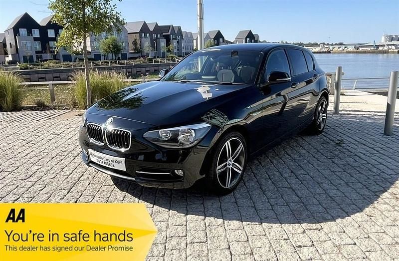 Black Used 2014 BMW 116 Sport Line Hatchback | £7,450 (Fair price) - Image 1/4
