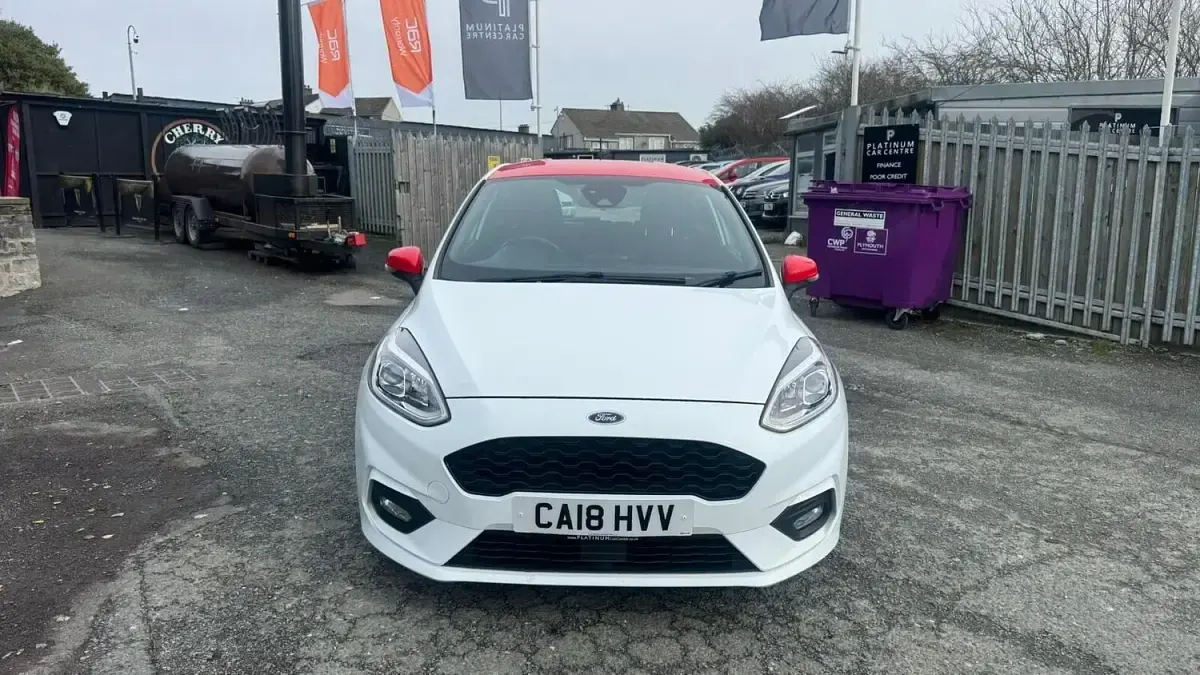 Used Ford Fiesta ST-Line 100 HP (73 kW) 2018 White Hatchback