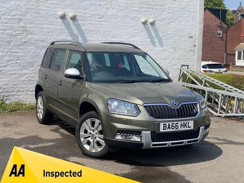 Green Used 2017 Skoda Yeti SE L SUV | £9,992 (Good price) - Image 1/4