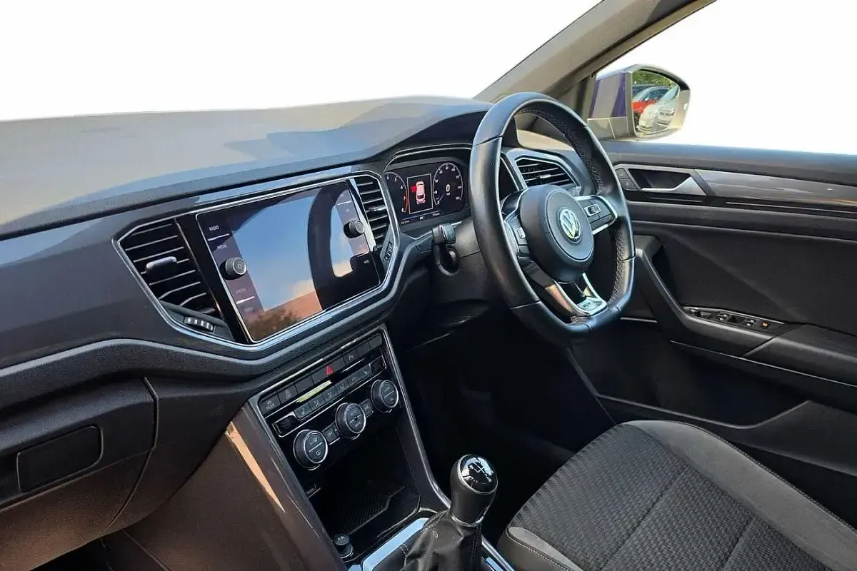 Used VW T-Roc R-line 150 HP (110 kW) 2020 Blue SUV