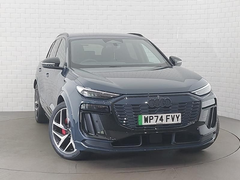 Blue Used 2024 Audi Q6 e-tron Advanced SUV | £55,998 (A bit pricey) - Image 1/4