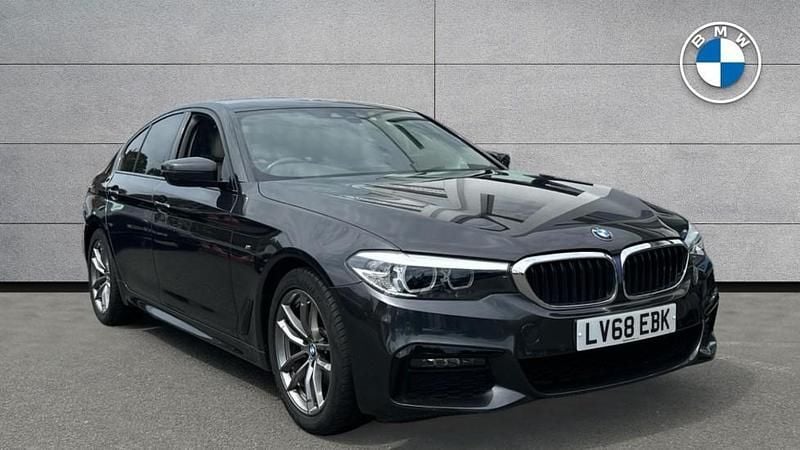Grey Used 2018 BMW 520 M Sport Sedan | £20,653 (Fair price) - Image 1/4