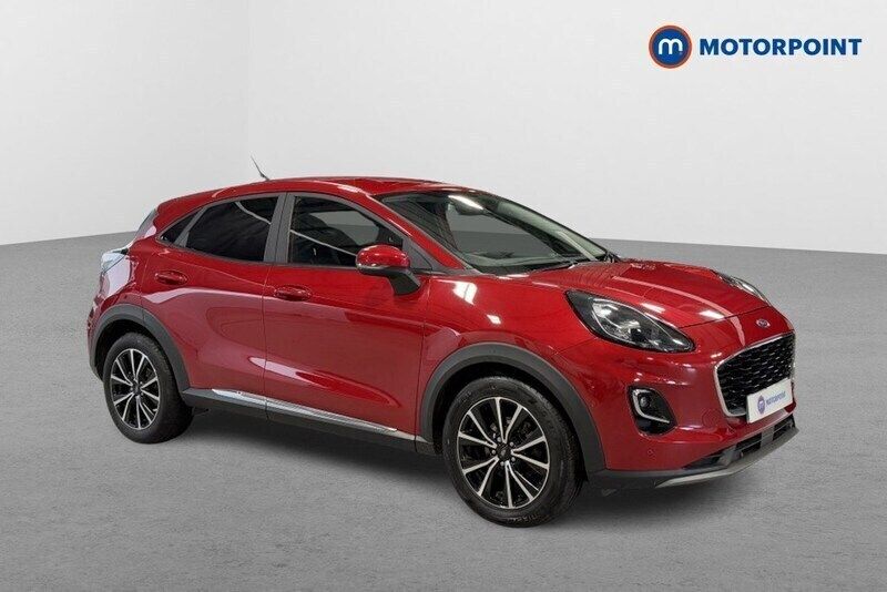 Red Used 2022 Ford Puma Titanium Hatchback | £14,399 (Super price) - Image 1/4