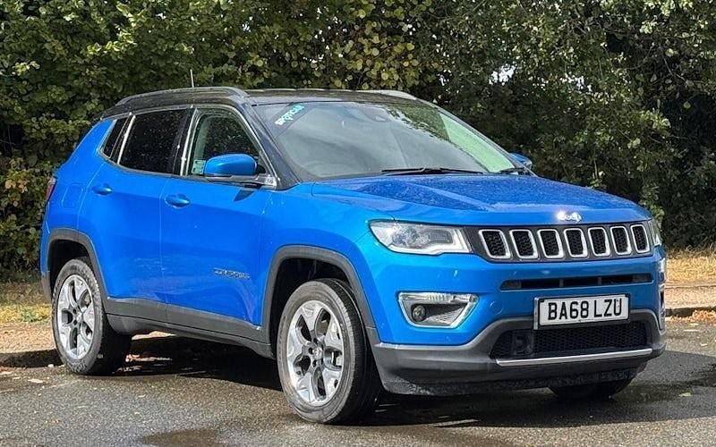 Blue Used 2019 Jeep Compass Limited SUV | £12,499 (Fair price) - Image 1/4