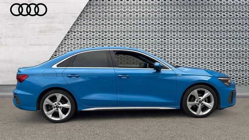 Used Audi A3 S-Line 150 HP (110 kW) 2022 Blue Sedan