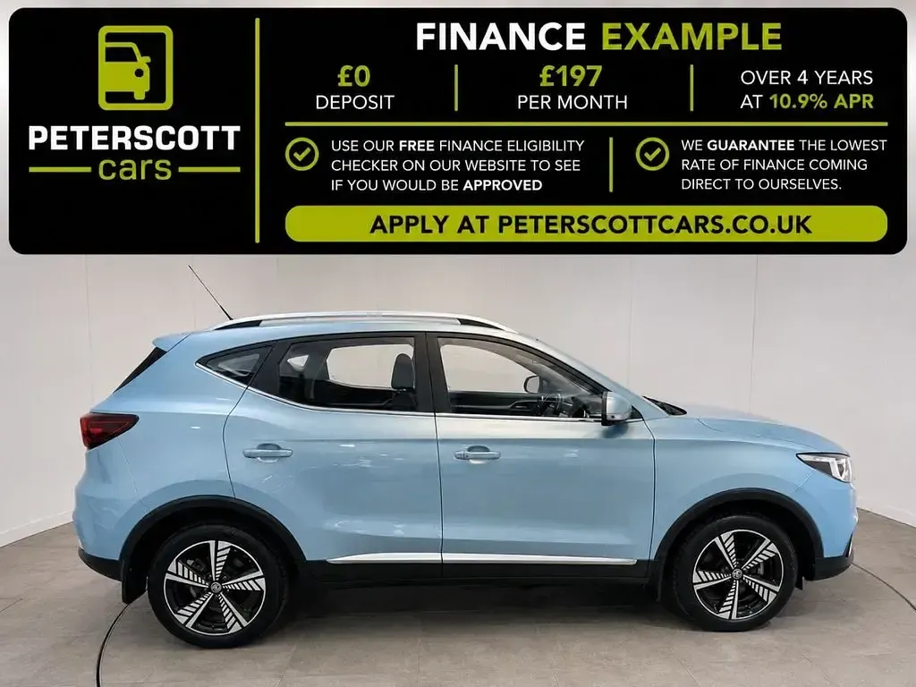 Used MG ZS Exclusive 105 kW (143 HP) 2020 Blue SUV