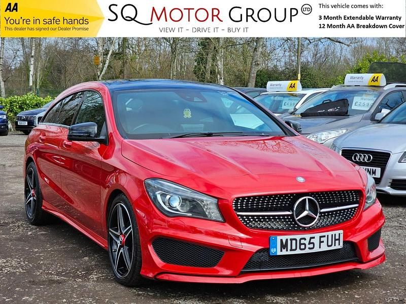 Used Mercedes CLA200 Shooting Brake AMG 136 HP (100 kW) 2015 Red Estate