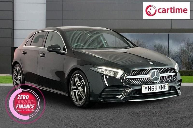 Black Used 2019 Mercedes A200 AMG line Hatchback | £15,599 (Fair price) - Image 1/4
