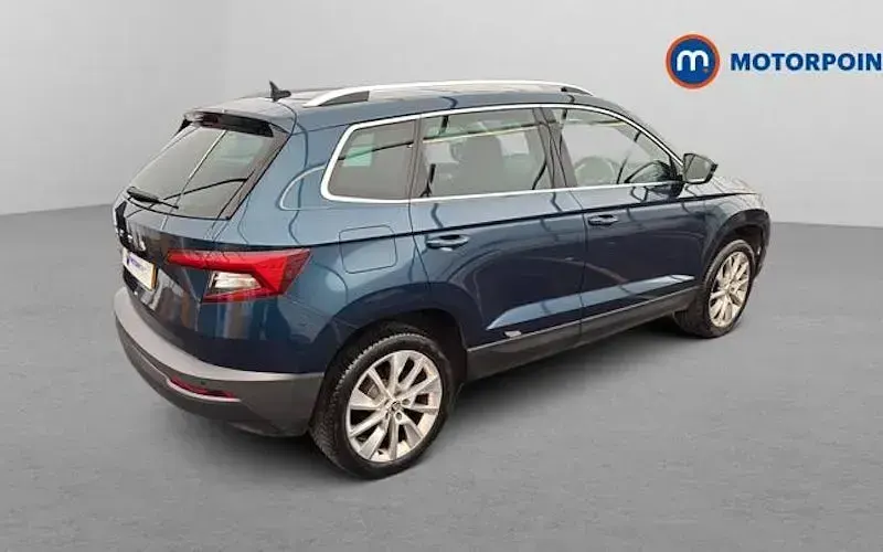 Gebraucht Skoda Karoq SE L 150 PS (110 kW) 2021 Blau SUV