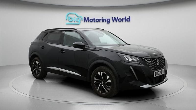 Black Used 2022 Peugeot 2008 Allure+ SUV | £11,925 (Good price) - Image 1/4