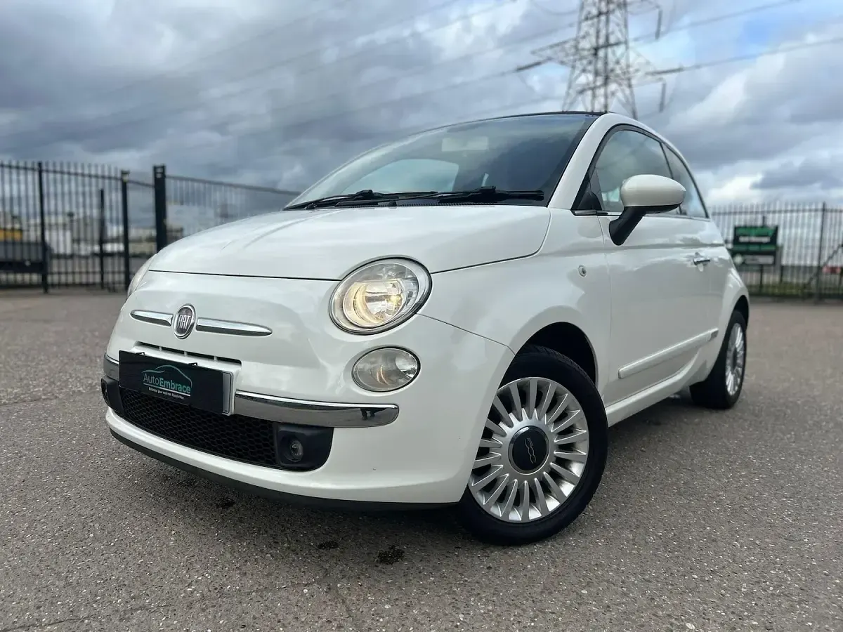 Used Fiat 500C Lounge 2011 White Cabriolet