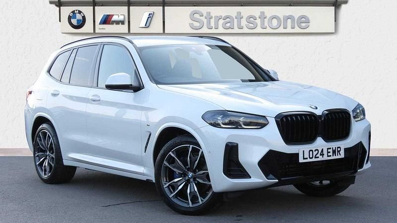 White Used 2024 BMW X3 M Sport SUV | £40,993 (Fair price) - Image 1/4