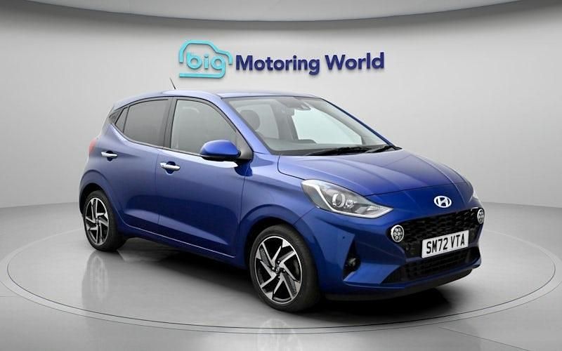 Usado Hyundai i10 Premium 84 CV (61 kW) 2023 Azul Utilitario