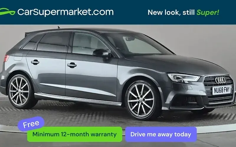 Usado Audi A3 Sportback Black Edition 116 HP (85 kW) 2019 Citadino