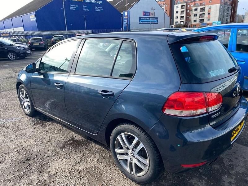 Used VW Golf VI SE 122 HP (89 kW) 2009 Blue Hatchback