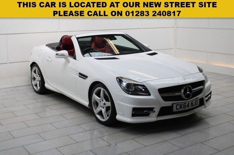 White Used 2014 Mercedes SLK250 AMG Cabriolet | £8,600 (Fair price) - Image 1/3