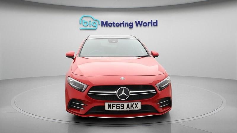 Used Mercedes A35 AMG Premium Plus 306 HP (225 kW) 2019 Red Hatchback