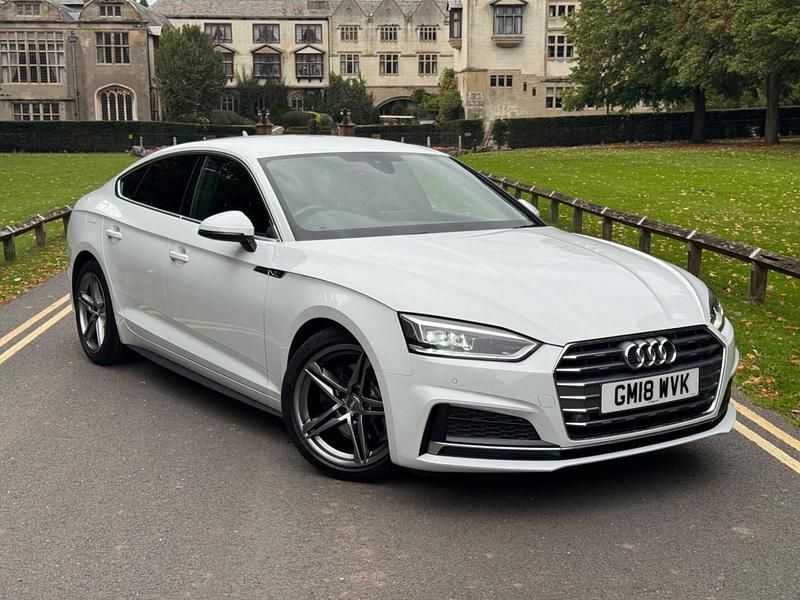 White Used 2018 Audi A5 S-Line Hatchback | £15,000 (Fair price) - Image 1/4