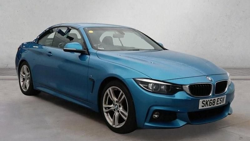 Blue Used 2018 BMW 420 M Sport Cabriolet | £14,699 (Fair price) - Image 1/4