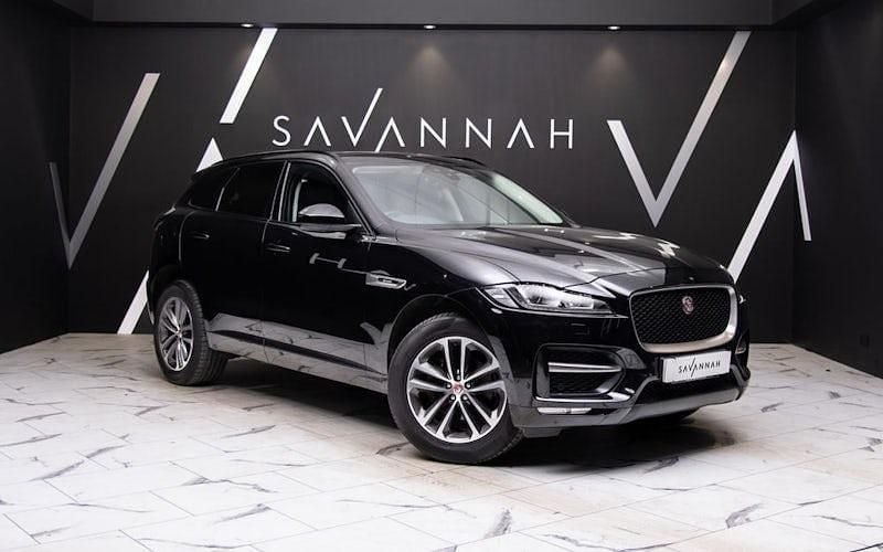 Black Used 2019 Jaguar F-Pace R-Sport SUV | £23,490 (Fair price) - Image 1/4