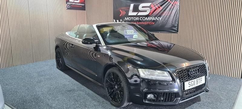 Begagnad Audi A5 Cabriolet S-Line 2011 Svart Cab
