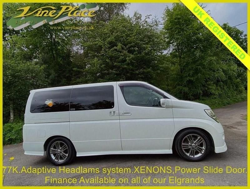 Used Nissan Elgrand S 250 HP (183 kW) 2008 White MPV