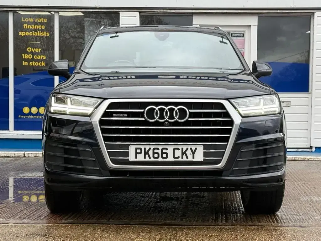 Używany Audi Q7 S-Line 272 KM (200 kW) 2016 Niebieski SUV
