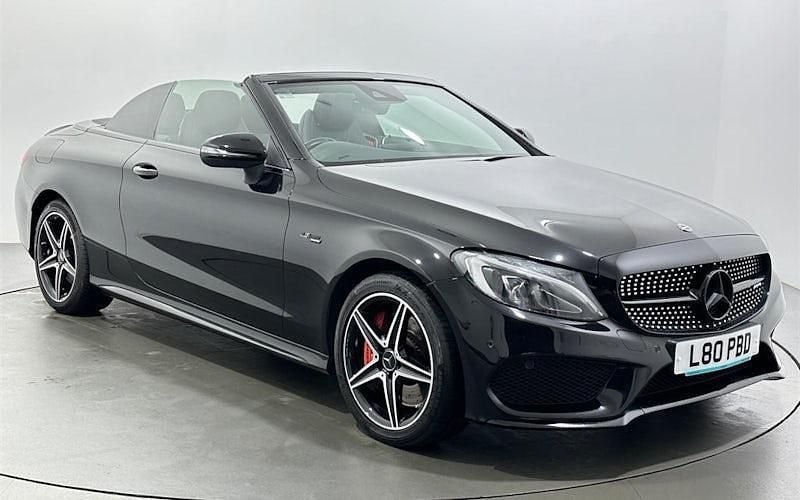 Black Used 2018 Mercedes C43 AMG AMG Cabriolet | £20,702 (Fair price) - Image 1/3